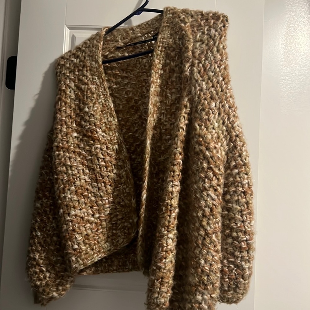 Chunky sweater.
